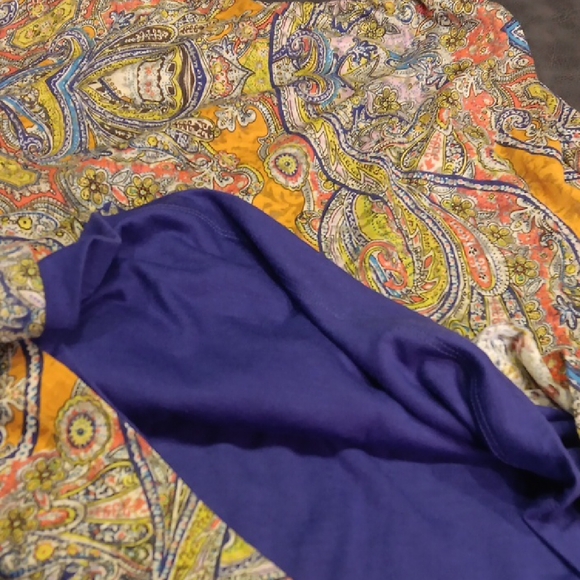For Cynthia Multicolor Paisley Mini Skirt - Picture 3 of 5